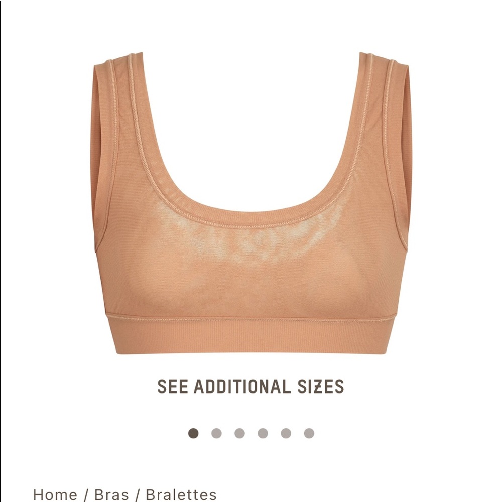 SKIMS Summer Mesh Scoop Bralette